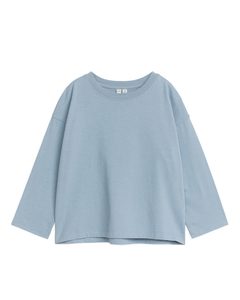Long-sleeve T-shirt Dusty Light Blue