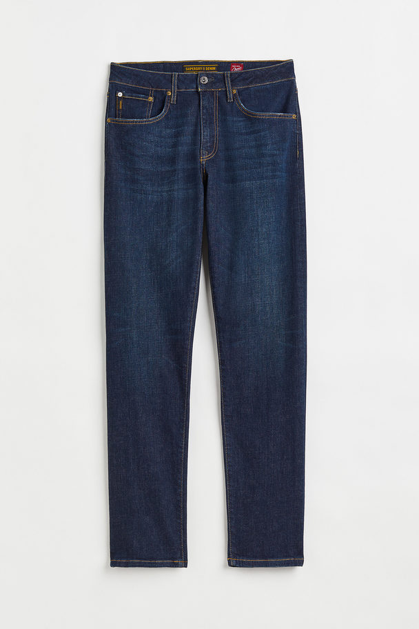 Superdry Vintage Slim Straight Jeans Dunkelblau