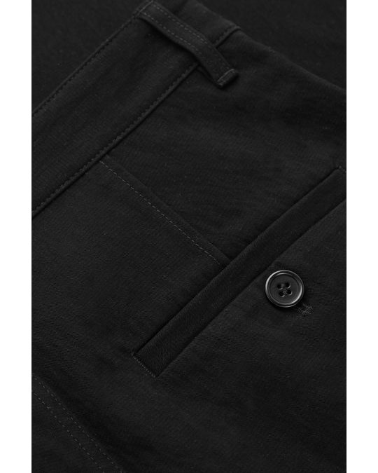 COS Straight-fit Chinos Black