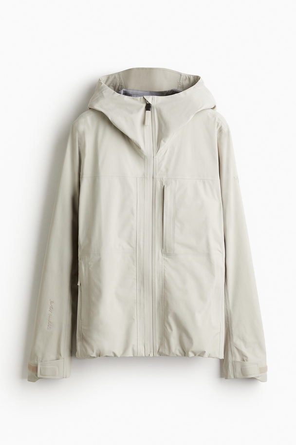 H&M StormMove™ Leichte 3-lagie Hardshelljacke Hellbeige