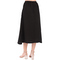 Long Buttoned Skirt With Pockets And Elastic Waistband
