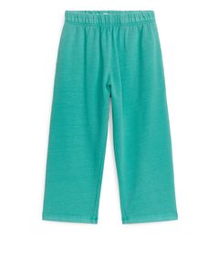 Light Cotton Sweatpants Turquoise