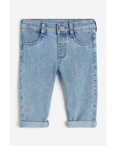 Skinny Fit Jeans Helles Denimblau