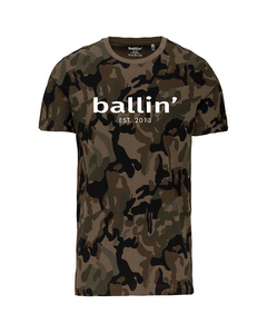 Ballin Est. 2013 Army Camouflage Shirt Grun