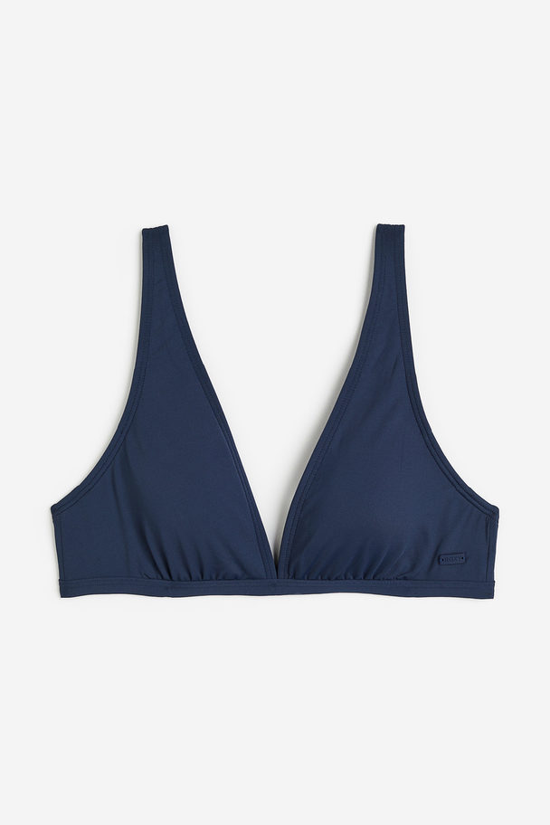 Roxy Beach Classics Elongated Triangle Bikini Top Blau