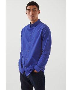Regular-fit Long-sleeve Shirt Bright Blue