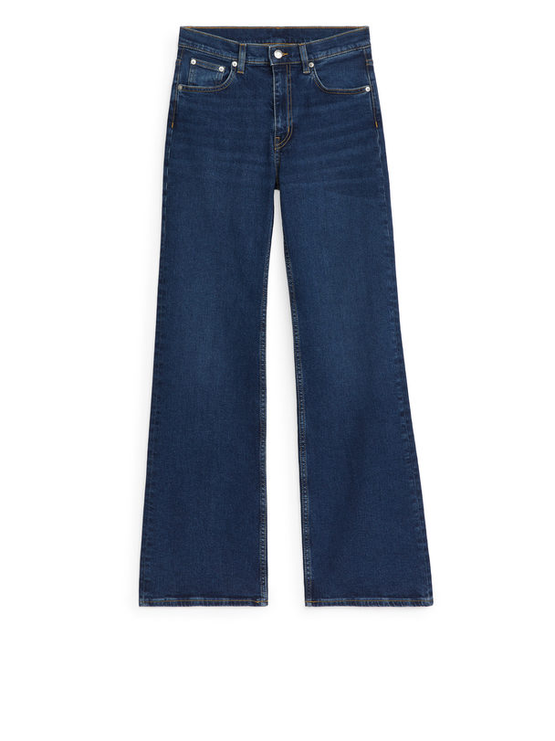 ARKET Uitlopende Jeans Met Stretch Donkerblauw