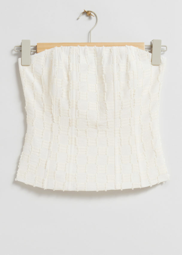 & Other Stories Corset Top White