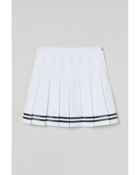 H&M Tennis Skirt White