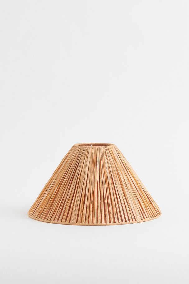 H&M HOME Small Paper Straw Lamp Shade Beige