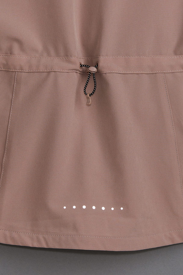 H&M Running Jacket In Drymove™ Light Beige