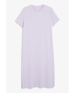 Maxi T-shirt Dress Lilac