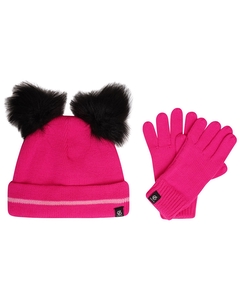 Dare 2b Childrens/kids Brighten Fluffy Hat And Gloves Set