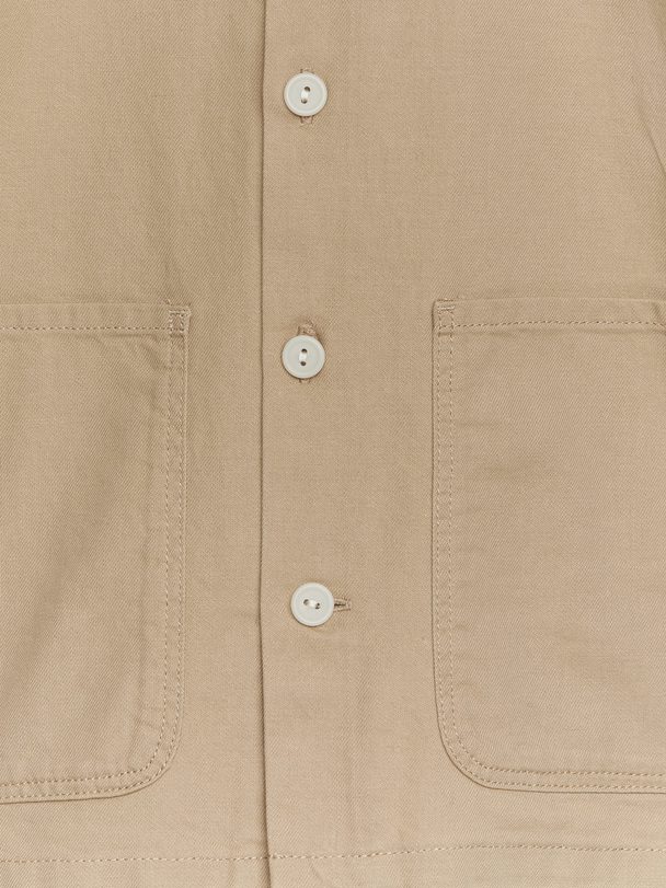 ARKET Relaxed Overshirt Beige