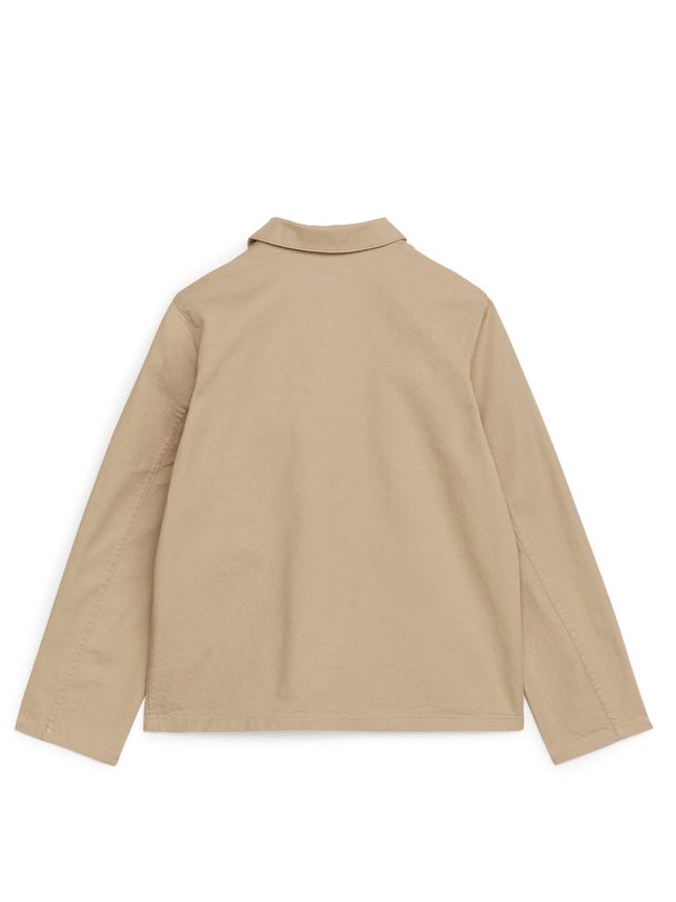 ARKET Relaxed Overshirt Beige