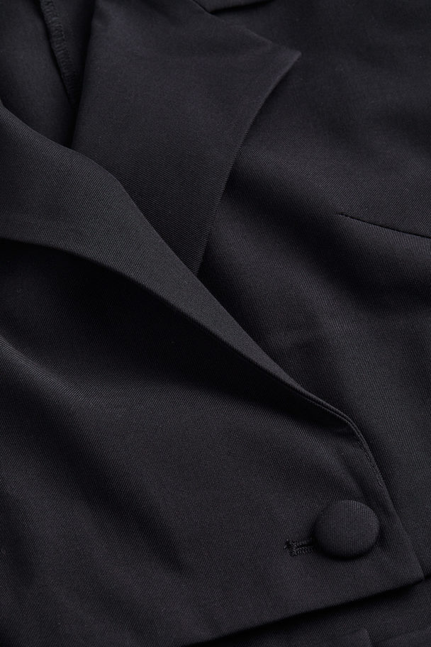 H&M Cut-out Blazer Jumpsuit Black