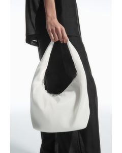 Mini Sling High-shine Shoulder Bag White