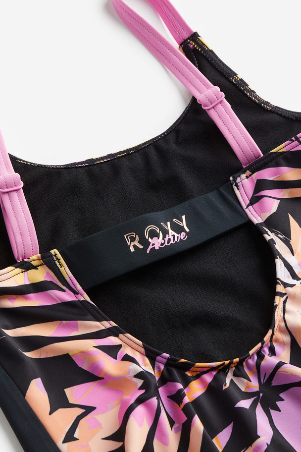 Roxy Active Joy One-piece Swimsuit Svart