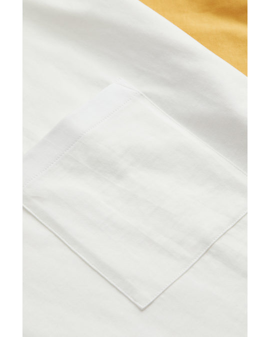 H&M Oversized Fit Cotton T-shirt White
