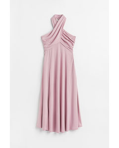 Halterneck Dress Light Pink