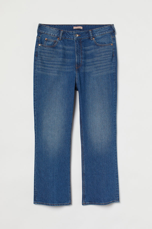 H&M H&M+ Flared High Ankle Jeans Blau