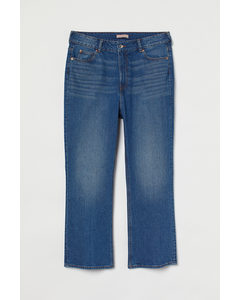 H&M+ Flared High Ankle Jeans Blau