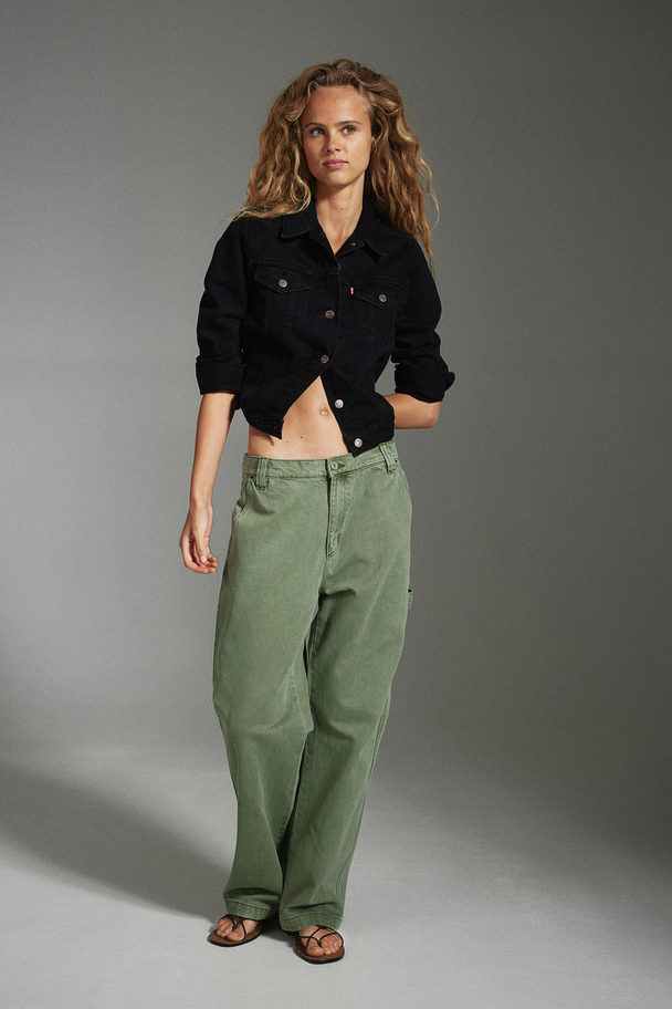 Abrand Jeans A Slouch Jean Carpenter  Faded Green