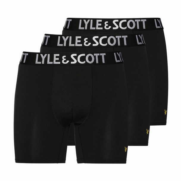 Lyle & Scott Lyle &amp; Scott Elton 3-Pack Boxers Schwarz