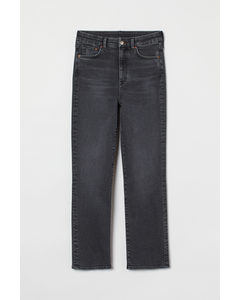 Embrace Slim High Ankle Jeans Sort/washed Out