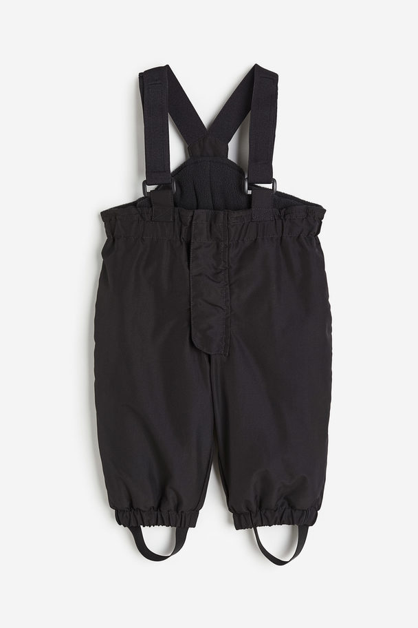 H&M Outdoor Trousers With Braces Black