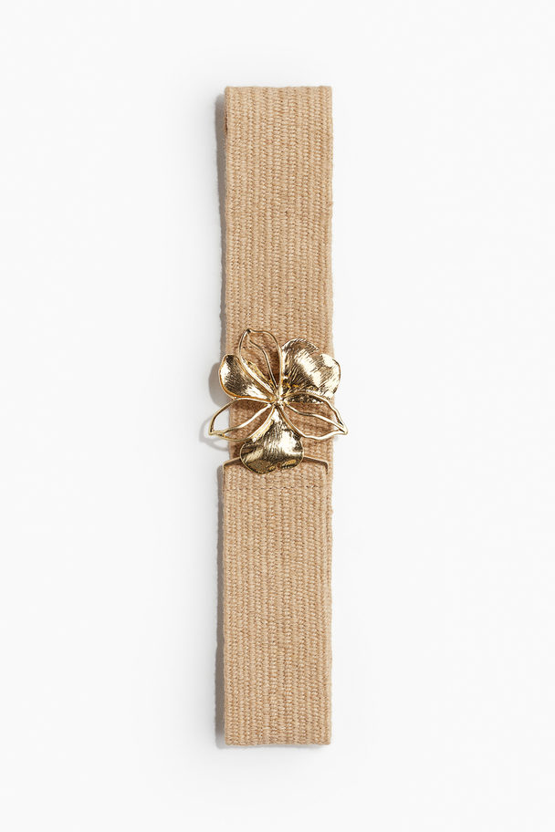 H&M Elastic Waist Belt Beige