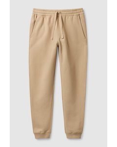 Relaxed-fit Drawstring Joggers Beige