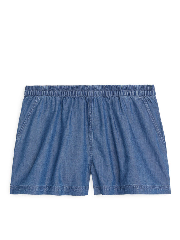 ARKET Pull-on-Shorts Blau