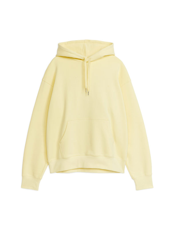 ARKET Relaxed Hoodie Light Yellow