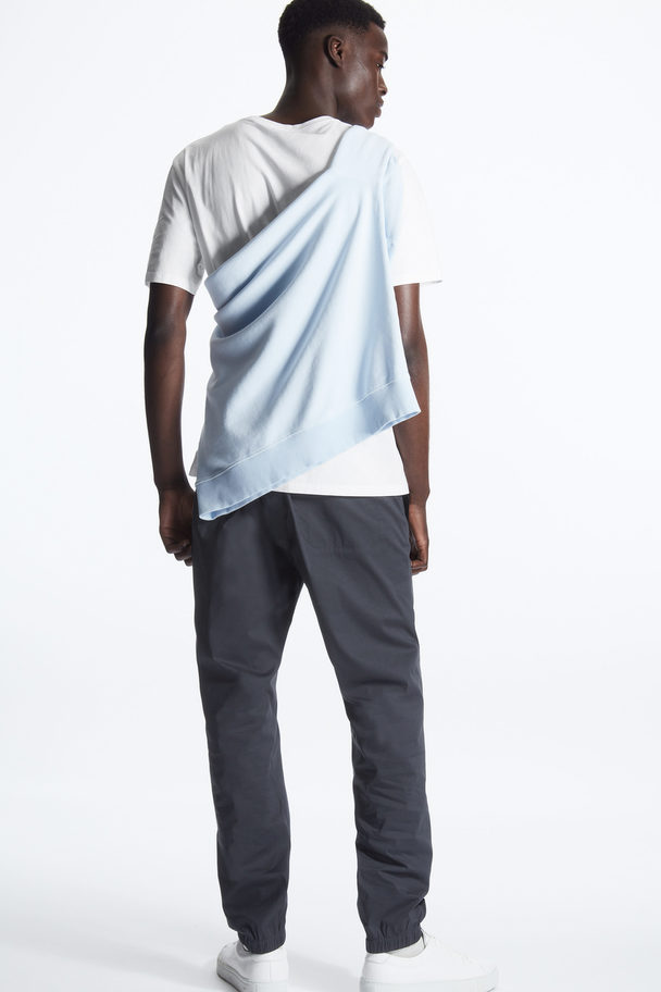 COS Relaxed-fit Cuffed Trousers Navy