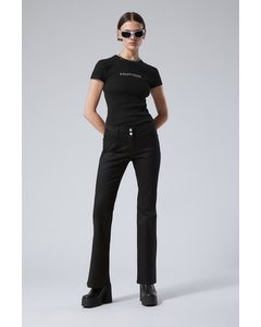 Sand Flare Trousers Black