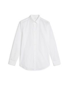 Shirt 7 aus Popeline Weiß