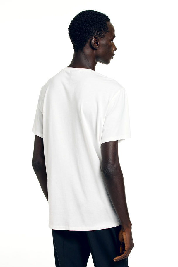 H&M T-shirt Met Print - Regular Fit Roomwit/new Order
