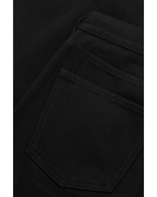 COS Flared Mid-rise Jeans Black