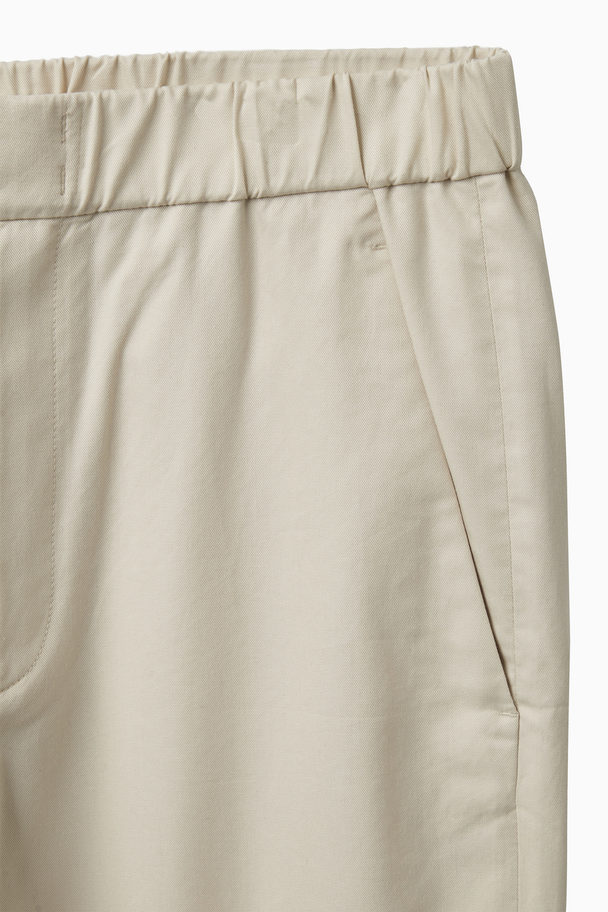 COS Regular-fit Tapered Trousers Beige