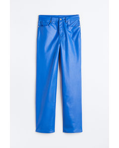 90s Straight Trousers Bright Blue