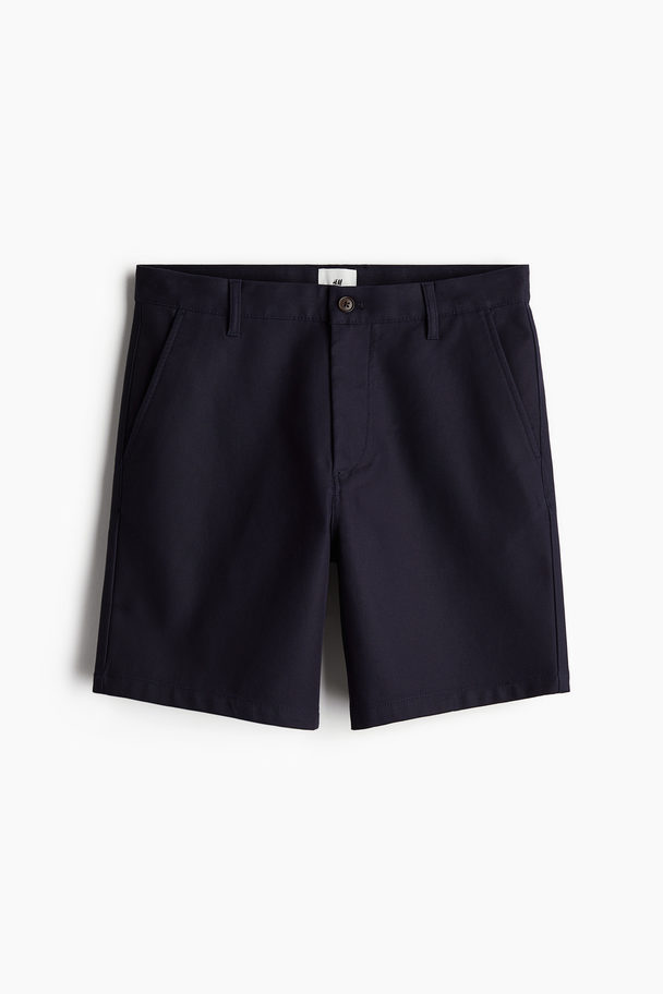 H&M Chinoshorts in Regular Fit Marineblau