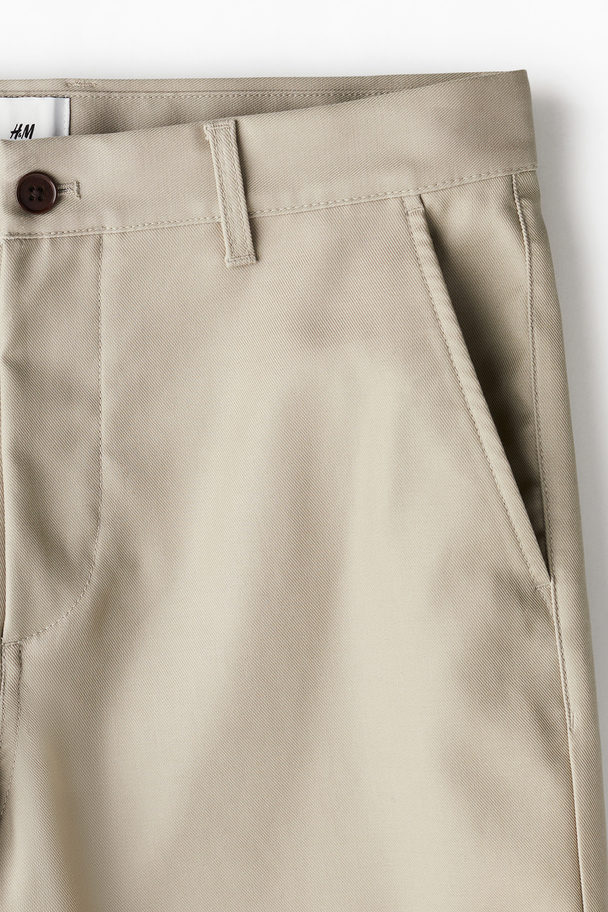 H&M Chinoshort – Regular Fit Beige