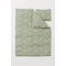 Patterned Duvet Cover Set Dusky Green/patterned