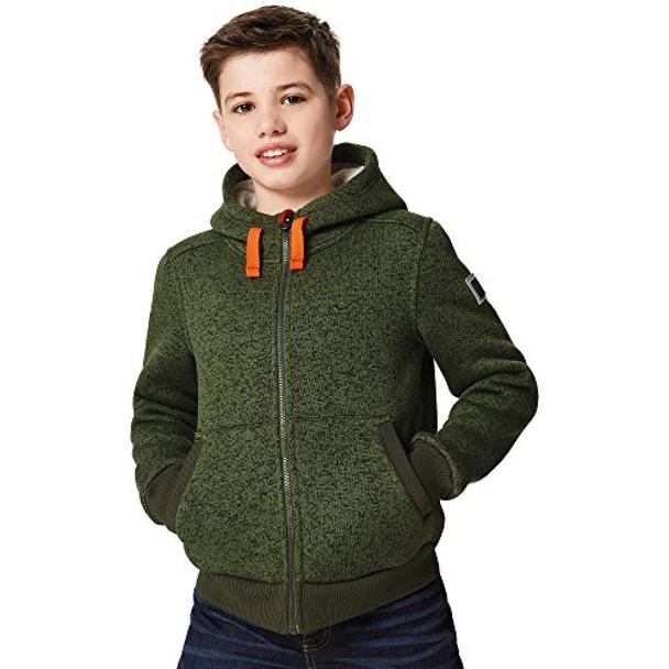 Regatta Regatta Childrens Boys Adeon Knit Effect Fleece Jacket