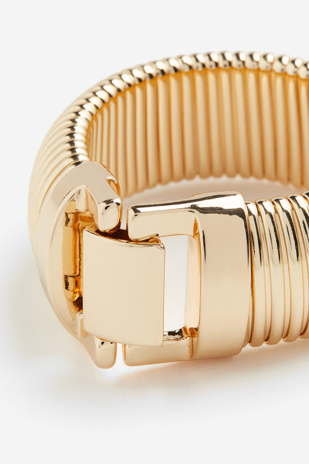 H&M Elastisches Armband Goldfarben