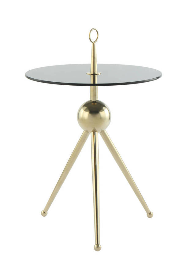 360Living Sidetable Ontario 325 Gold / Grey