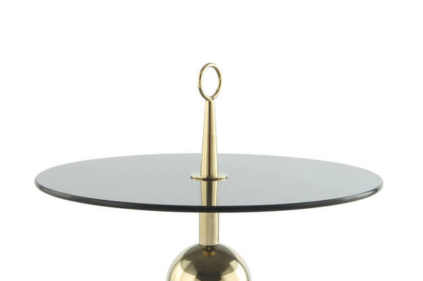 360Living SideTable Ontario 325 gold / grey