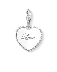 Charm Pendant ‘token Of Love’ 925 Sterling Silver