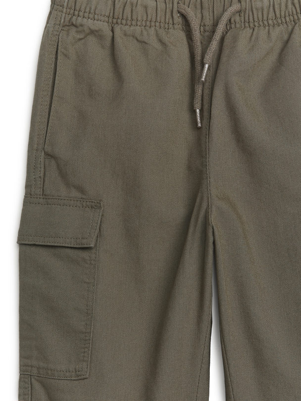 ARKET Cargo Trousers Green